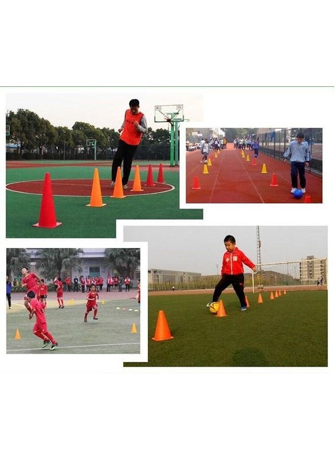ZCM-HAPPY 60-Piece Multi-Purpose Sports Training Disc Cones Traffic Cone Set  - Image 5