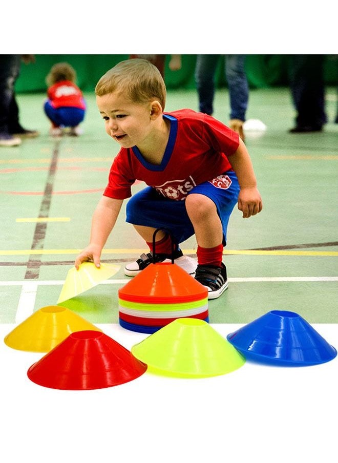 ZCM-HAPPY 60-Piece Multi-Purpose Sports Training Disc Cones Traffic Cone Set  - Image 3