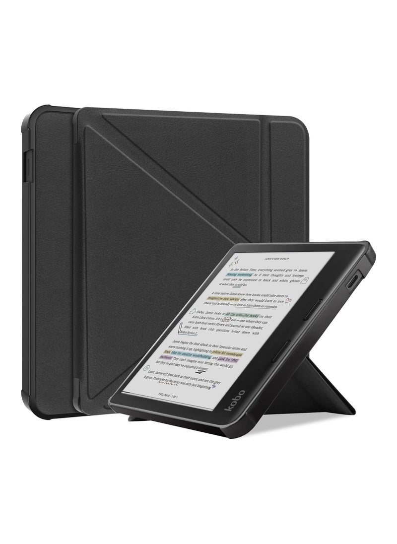 General - Kobo Libra Color 7 Inch 2024 Releases E-Reader Holster Kobo Libra Color Smart Slim Lightweight Premium TPU Holster with Auto Sleep/Wake Function - Image 1