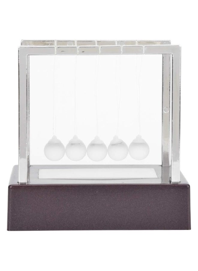 Generic - Classic LED Light-Up Newton's Cradle Kinetic Energy Ball, Multi-Color Desk Toy for Home Office Decoration,  Science Gift for Birthdays and Physics Enthusiasts. - Image 1