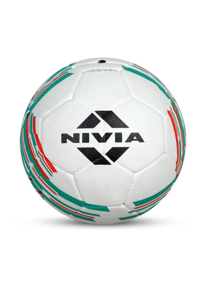 Nivia Country Colour Football (Italy)/Rubberized Moulded/Suitable for Hard Ground Without Grass, Wet & Grassy Ground & Artificial Turf/Training Ball/Soccer Ball/Size - 3 (Multicolour) - Image 2