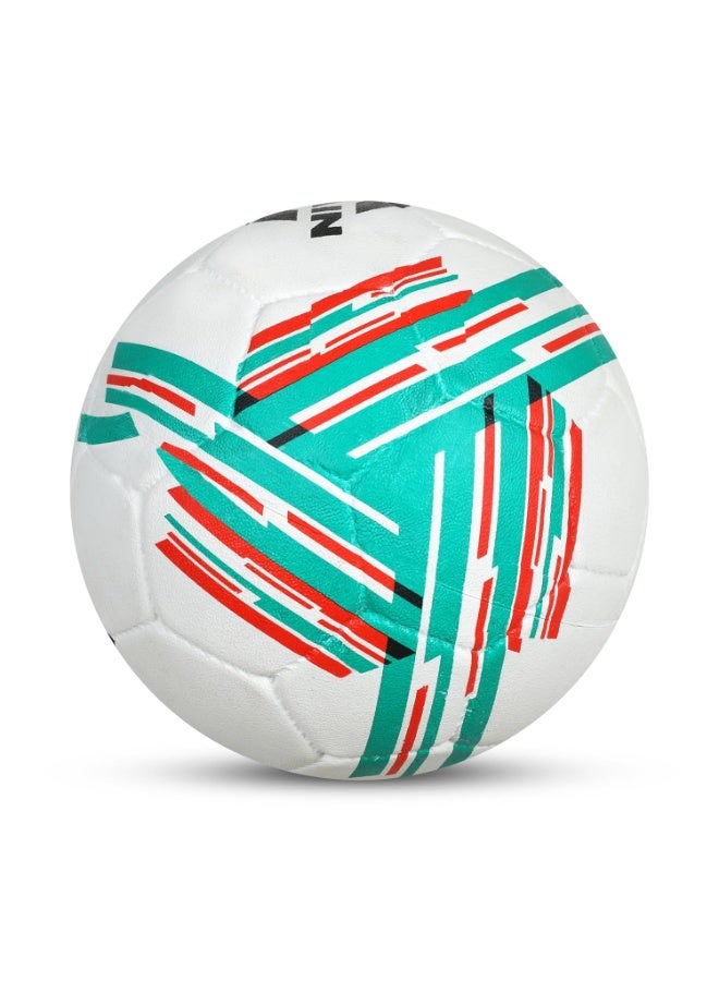 Nivia Country Colour Football (Italy)/Rubberized Moulded/Suitable for Hard Ground Without Grass, Wet & Grassy Ground & Artificial Turf/Training Ball/Soccer Ball/Size - 3 (Multicolour) - Image 1