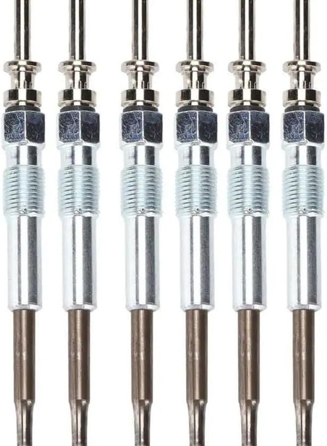 6 Pcs Diesel Heater Glow Plugs Replacement For 3 5 6 7 Series X3 X5 X6 Metal Heater Plug - Image 1