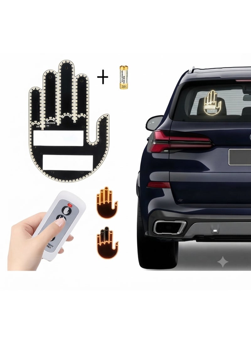 "Fun Gesture" LED Car Display Light - Image 1