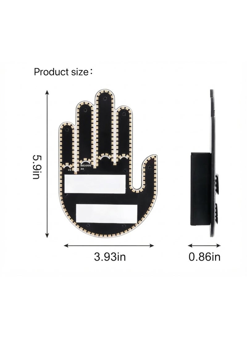 "Fun Gesture" LED Car Display Light - Image 2