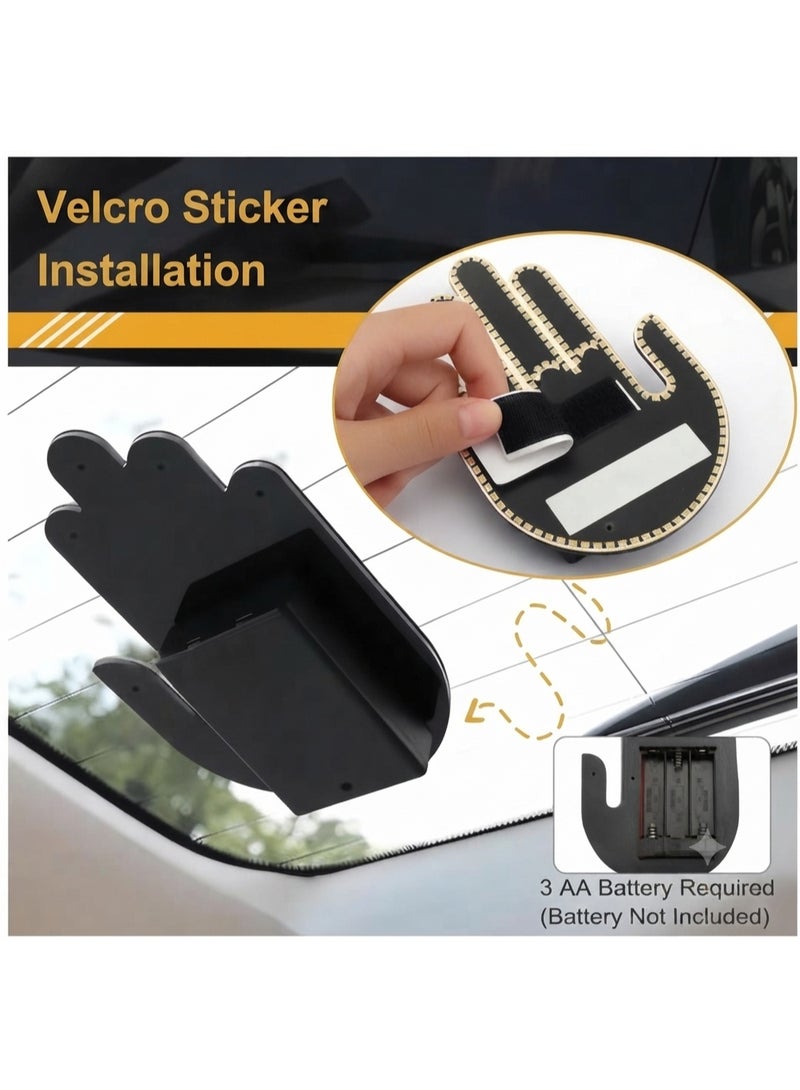 "Fun Gesture" LED Car Display Light - Image 3