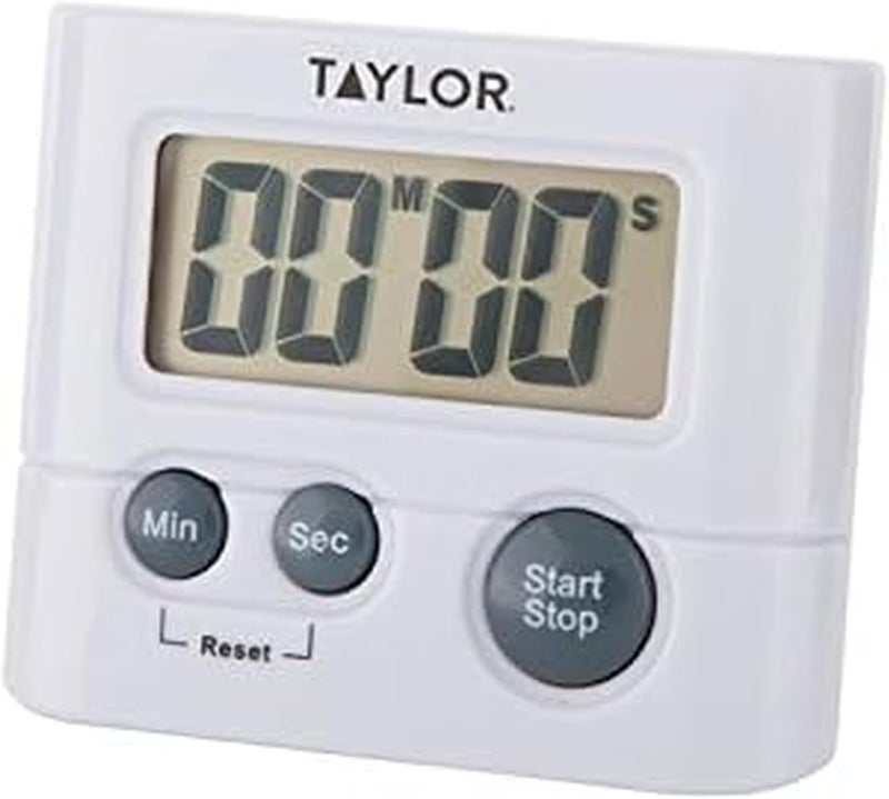 Digital Timer, Displays up to 99 minutes, 59 seconds, White