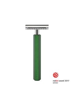M MÜHLE HEXAGON Forest Double Edge Safety Razor (Closed Comb) For Men - Perfect for Every Day Use, Barbershop Quality Close Smooth Shave  - Image 2