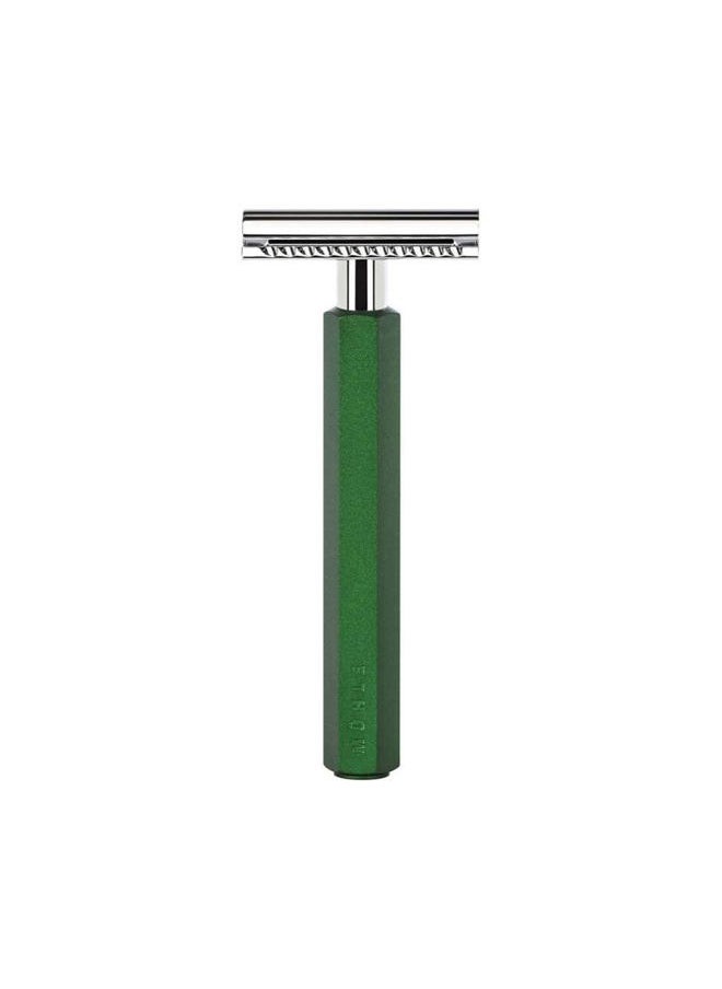 M MÜHLE - HEXAGON Forest Double Edge Safety Razor (Closed Comb) For Men - Perfect for Every Day Use, Barbershop Quality Close Smooth Shave - Image 1