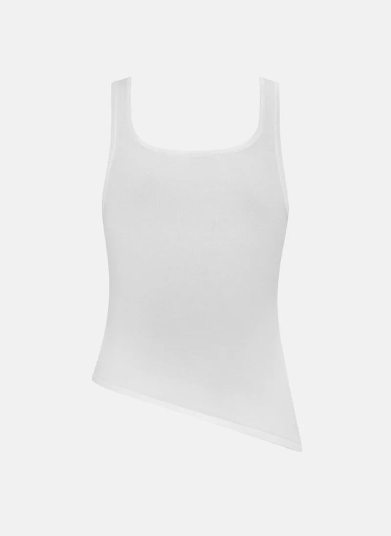 Lichi Jersey top with asymmetrical edge