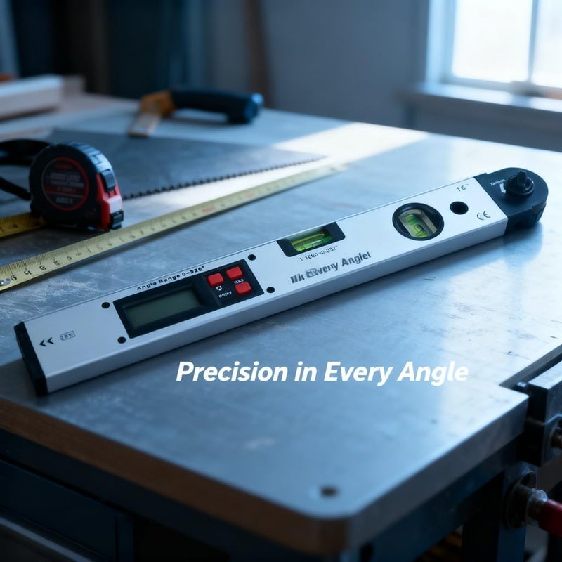 Digital Inclinometer Angle Gauge 360 Degree With Backlight For Woodworking Pipefitter - Image 3