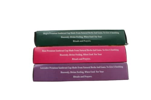 Krishnakala Krishnakala Floral Sambrani Cup Combo of Rose Lavender Mogra and Chandan 12 Cups Each  - Image 5