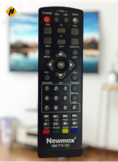 Newmax Remote Control For Satellite Receiver Black 