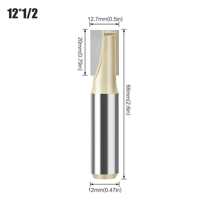 12x12.7x20mm 6mm 12mm مقبض نهاية مطحنة القاطع 1 قطعة - Image 3