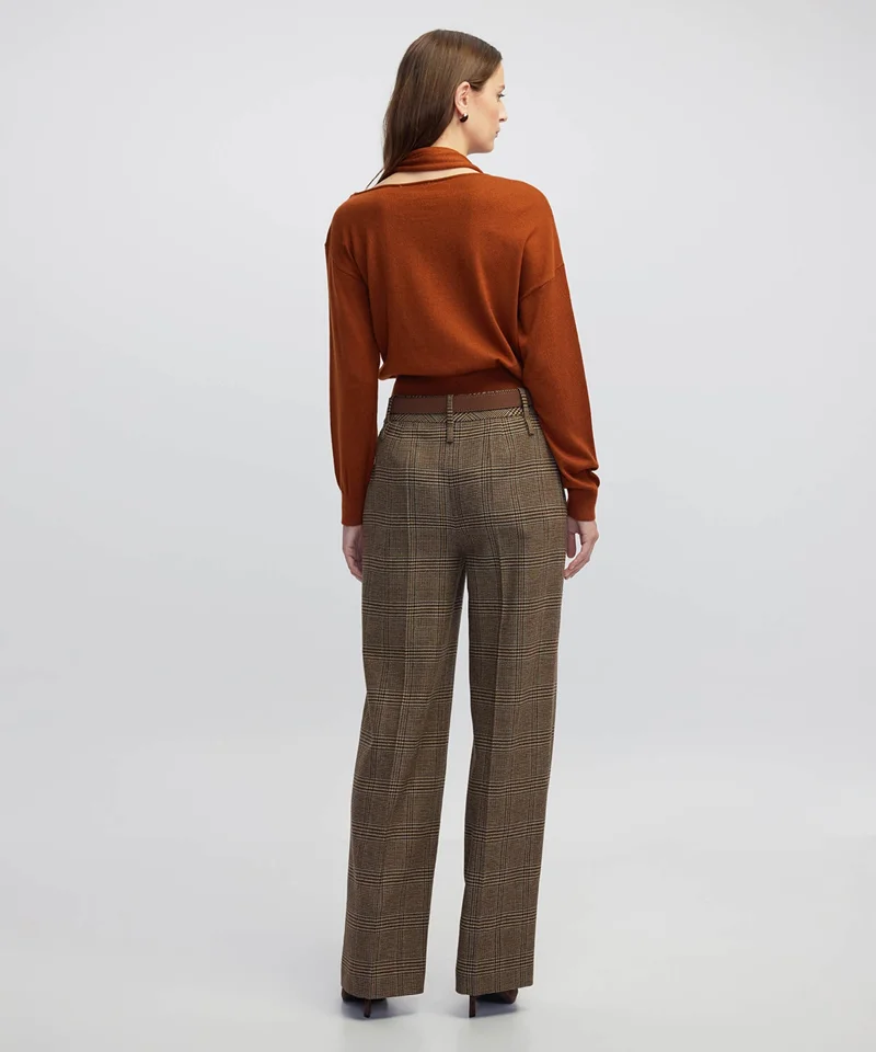 Ipekyol Regular Fit Scarf-Effect Knit Sweater