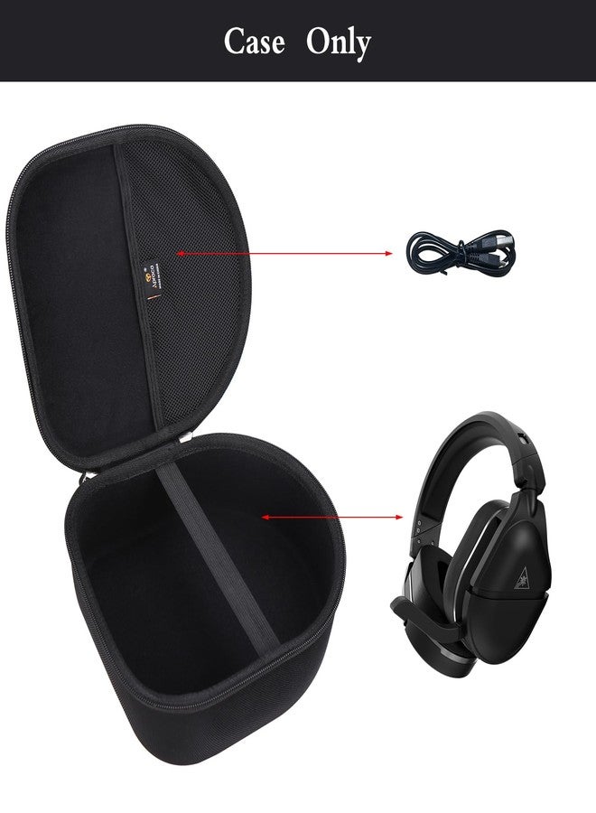 Aproca Portable Case Compatible with Turtle Beach Stealth 600/700 Gen 3/700 Gen 2 MAX Wireless Multiplatform Amplified Gaming Headset and Accessories, Black - Image 2