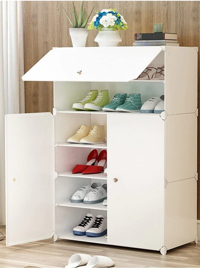 DubaiGallery - Shoe Cabinets Simple Modern Dust Space Plastic Multi-function Multi-store Dormitory House - Image 1