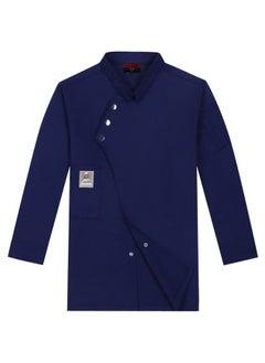 NIBEMINENT Men Women Chef Tops Single-breasted Button Chef Coat Professional Chef Uniforms for Men Women Waterproof Stand Collar Restaurant  - Image 1