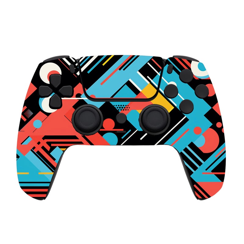 Custom Controllerzz Custom Wireless Controller Compatible with PS5 - Multiple Designs Available (Abstract Fusion) - Image 5