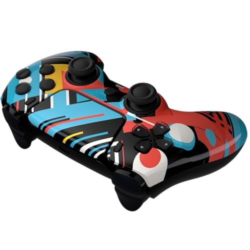 Custom Controllerzz Custom Wireless Controller Compatible with PS5 - Multiple Designs Available (Abstract Fusion) - Image 4