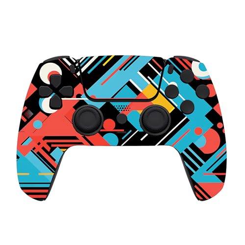 Custom Controllerzz Custom Wireless Controller Compatible with PS5 - Multiple Designs Available (Abstract Fusion) - Image 1