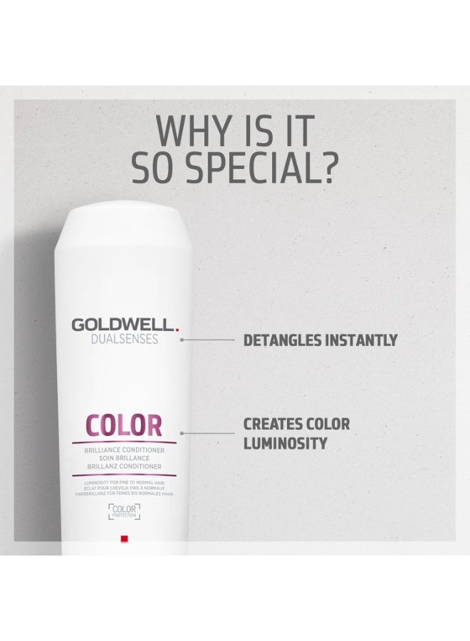 Goldwell Dualsenses Color Brilliance Conditioner, 10.1 Fl Oz (Pack of 1) - Image 4