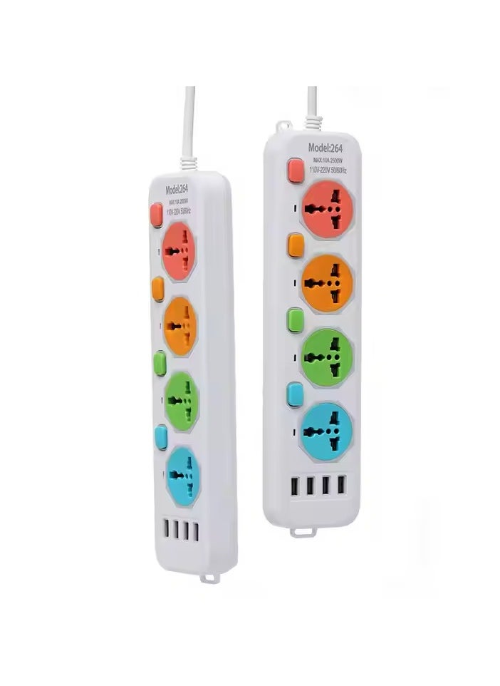 Generic Multipurpose 4-pin socket and 4 USB multi-purpose plug  - Image 3