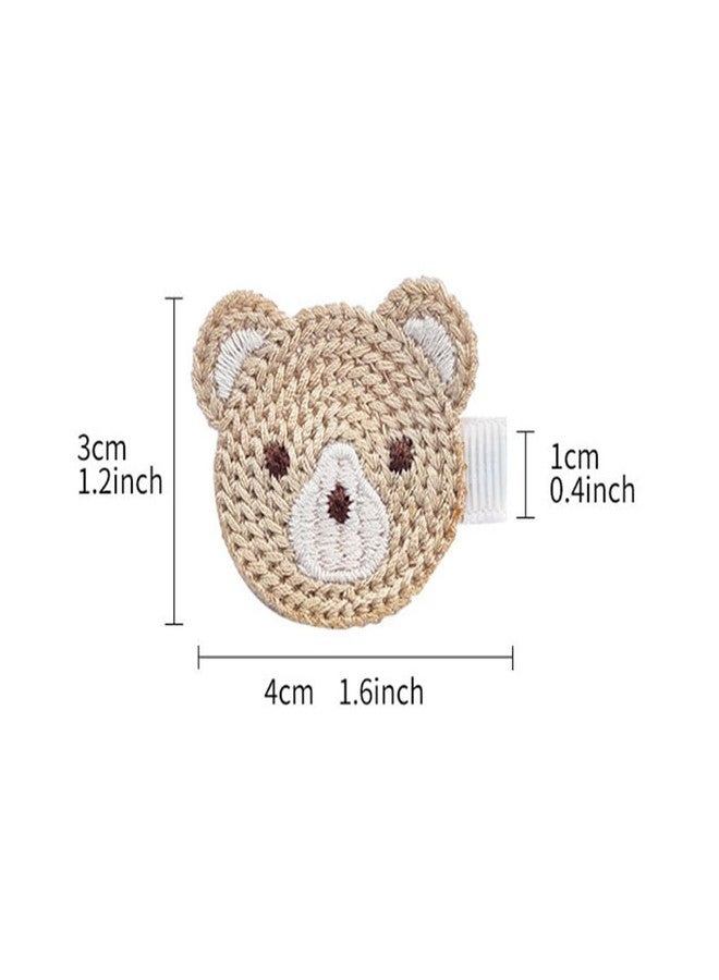 BBTDIN Bear Ear Hair Clip Pin Baby Girls Hair-Clips Hairpin Black Bear Ear Hairgrip BBG09 (Bear Cub) - Image 5