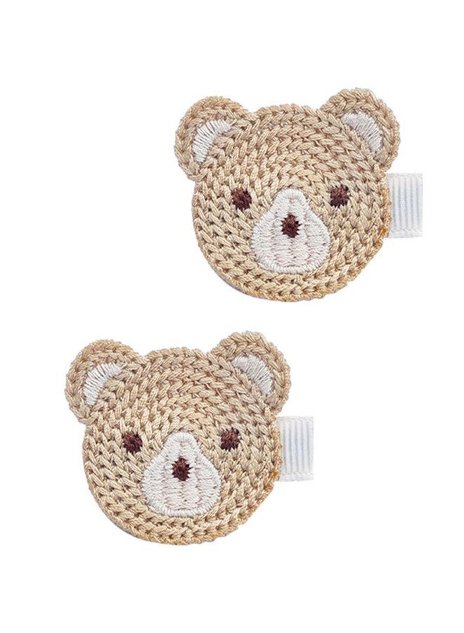 BBTDIN Bear Ear Hair Clip Pin Baby Girls Hair-Clips Hairpin Black Bear Ear Hairgrip BBG09 (Bear Cub) - Image 1