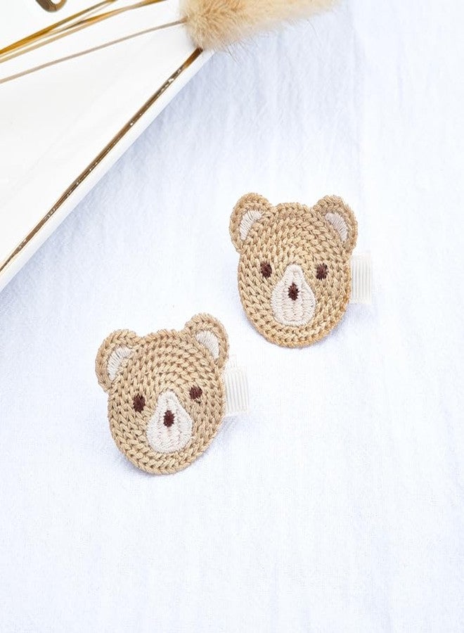 BBTDIN Bear Ear Hair Clip Pin Baby Girls Hair-Clips Hairpin Black Bear Ear Hairgrip BBG09 (Bear Cub) - Image 2