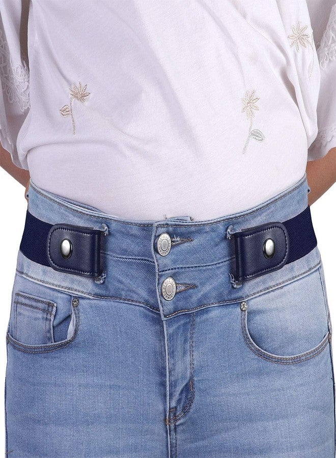 فالاري حزام فالاري مطاطي بدون مشبك للنساء والرجال والأولاد والبنات، حزام خصر مطاطي غير مرئي للجينز/السراويل - Image 4