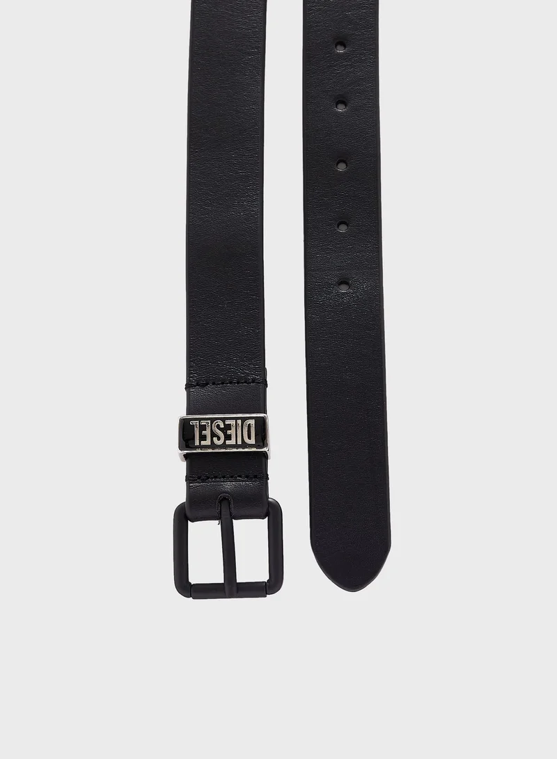 DIESEL Logo Allocated Hole Belt