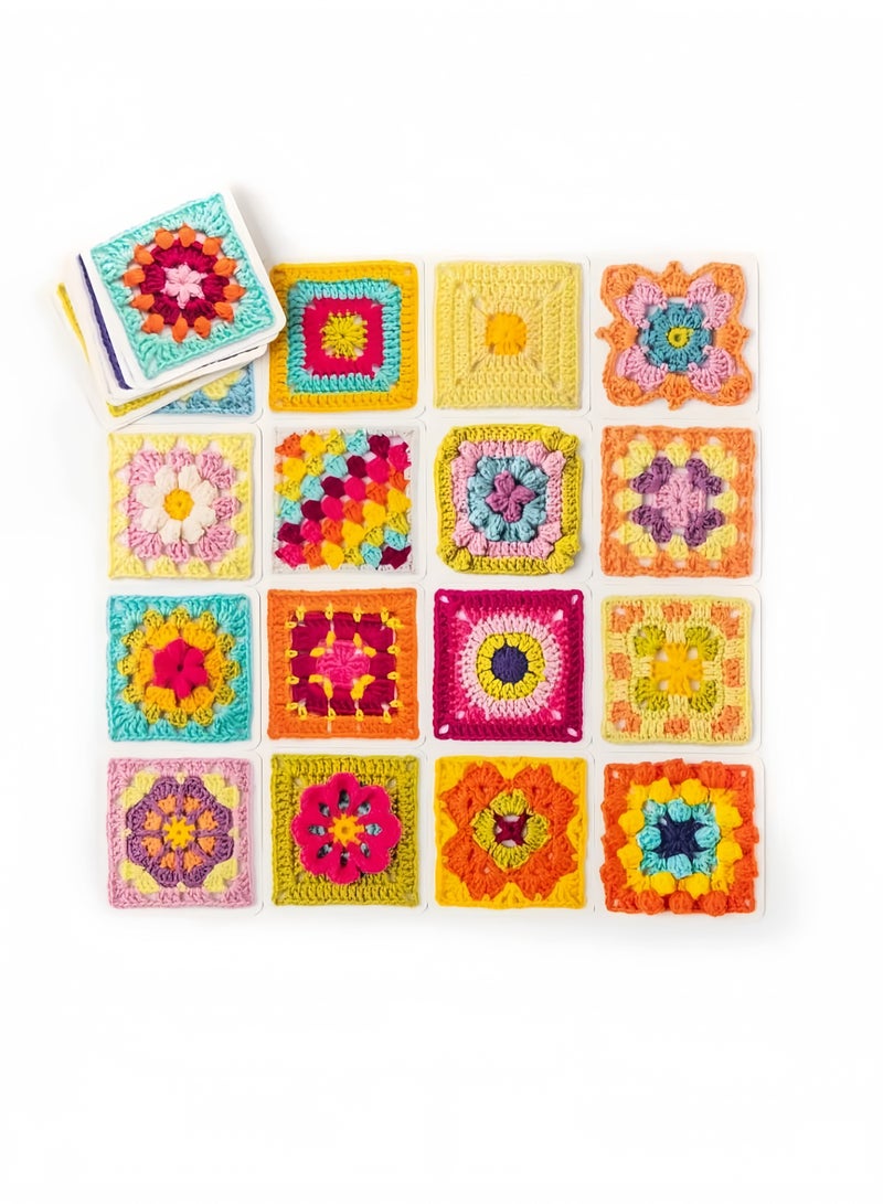 Granny Square Cards Deck:50 Mix and Match Designs,Knitting Patterns - Image 3