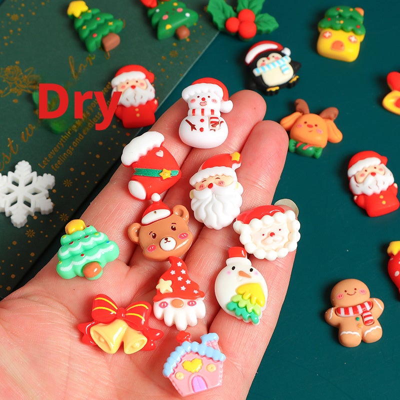 Cartoon Christmas Resin Charms DIY Phone Case Making Accessories - Image 4