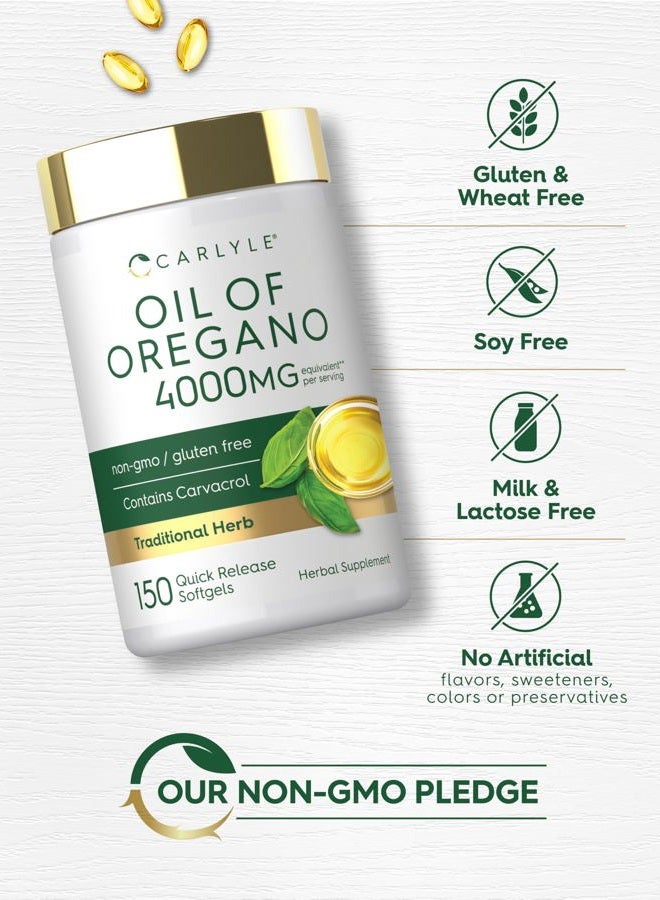 Carlyle Oregano Oil Supplement | 150 Softgel Capsules | Contains Carvacrol | Non-GMO & Gluten Free Formula - Image 5
