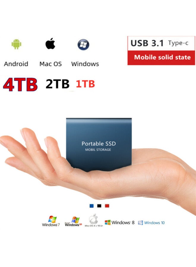قرص صلب مخصص بالإضافة إلى USB3.0 مباشر عالي السرعة 1T 2T 4T 8TB توسيع القرص الصلب المحمول وسعة الترقية: 12 تيرابايت واجهة عبر الحدود: أحمر - Image 1