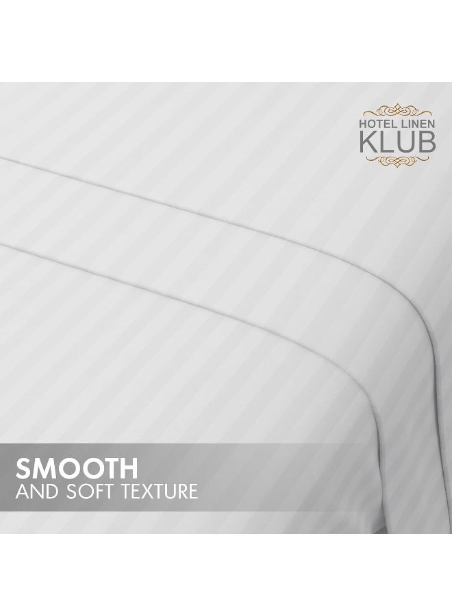 Hotel Linen Klub Hotel Linen Klub Striped Microfiber Fitted Sheet Set  - Image 4