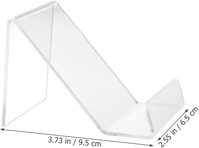Acrylic Phone Stand For Bed 4 Pack Strong Clear Mobile Phone Holder Display Stand - Image 3
