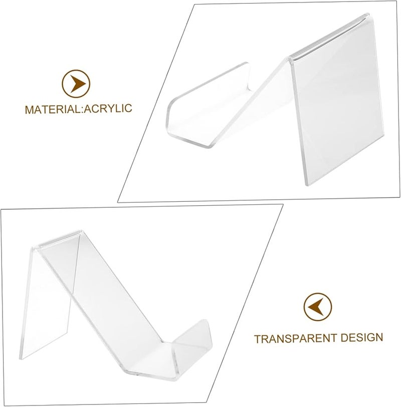 Acrylic Phone Stand For Bed 4 Pack Strong Clear Mobile Phone Holder Display Stand - Image 5