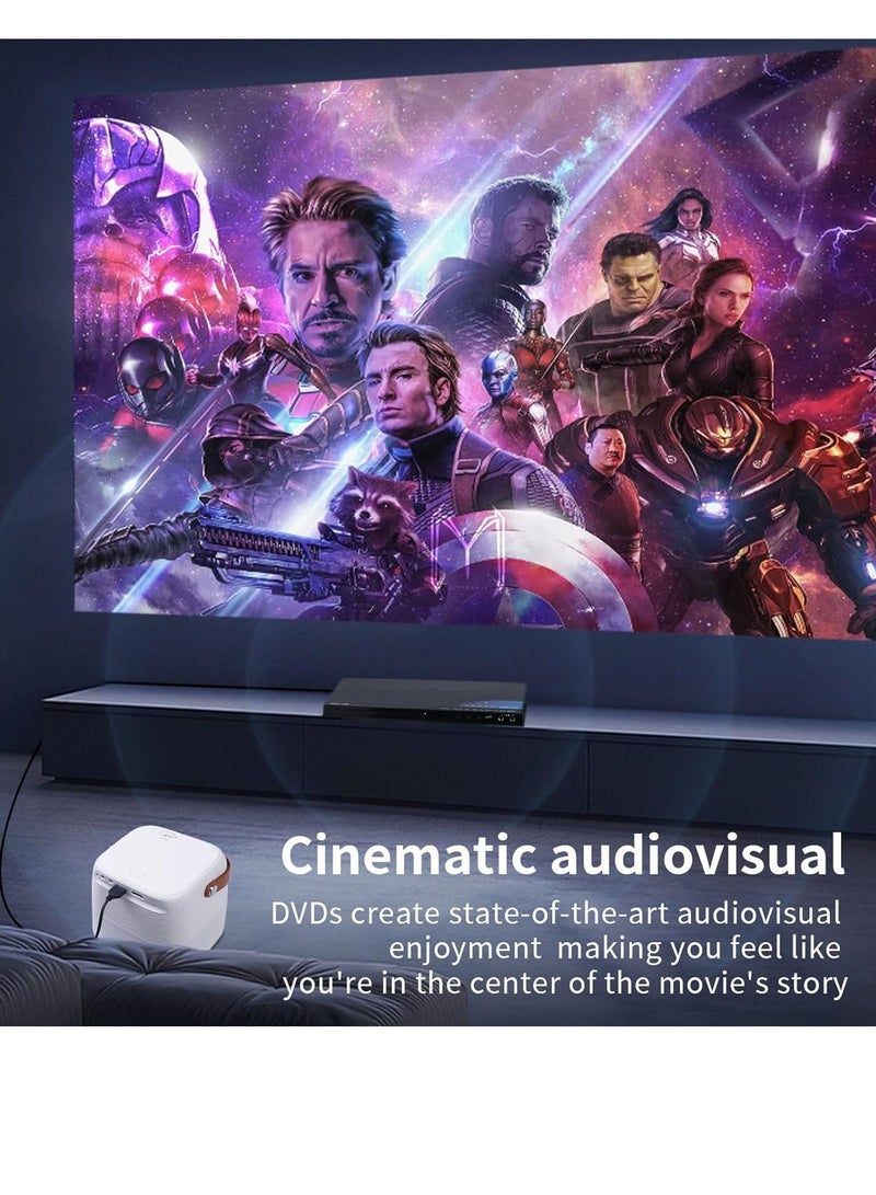 ELTRAZONE Q1 Portable Video Projector – 1080P Android Projector with WiFi, Bluetooth, and Tripod  - Image 2