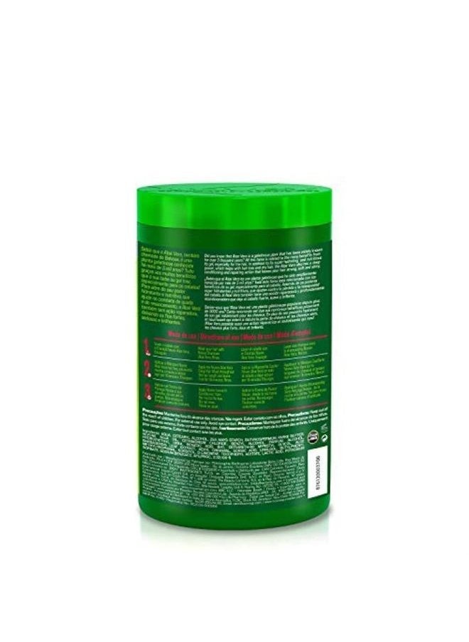 NOVEX Super Aloe Vera Hair Mask Infused with Organic Aloe Vera, Frizz and Volume Control, 35.3 Oz, Jar  - Image 2