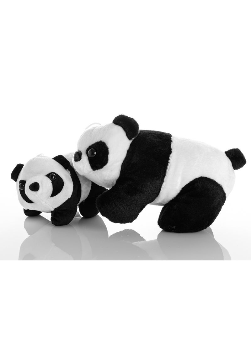 UNIVERSAL TOYS Charming Nature Panda 12-Inch - Soft & Cuddly Panda Plush Toy | Perfect Gift for Kids | Cute Panda Stuffed Animal for Playtime & Cuddling | Ideal for Birthdays & Special Occasions  - Image 1