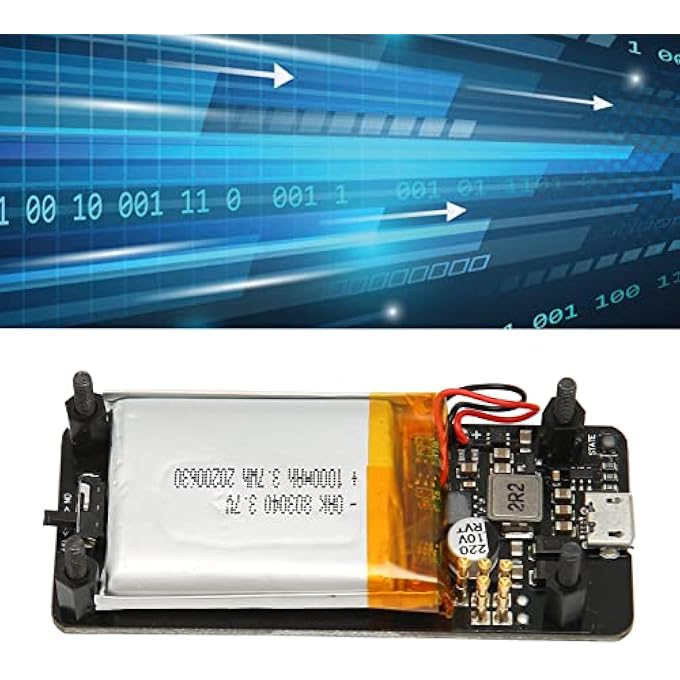 BATTERY PACK, 400MA CHARGING 1000MAH EASY INSTALLATION UPS POWER BOARD FOR PI, UNINTERRUPTIBLEPOWERSUPPLY LITE SUPPLY BATTERY PACK ACCESSORY, V1.2 UPS POWER HAT BOARD - Image 3