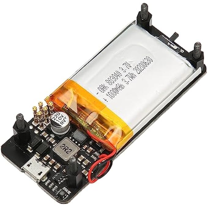 BATTERY PACK, 400MA CHARGING 1000MAH EASY INSTALLATION UPS POWER BOARD FOR PI, UNINTERRUPTIBLEPOWERSUPPLY LITE SUPPLY BATTERY PACK ACCESSORY, V1.2 UPS POWER HAT BOARD - Image 1