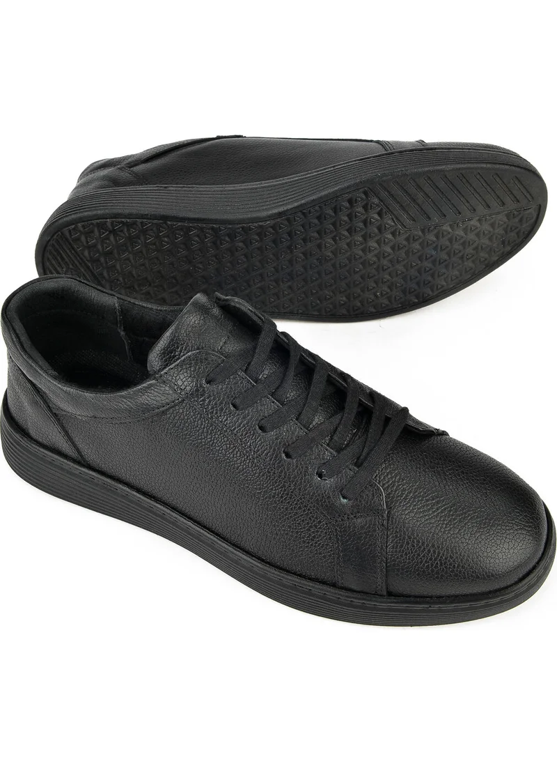 Ziya Men's Leather Sneaker 133423Z95 Black