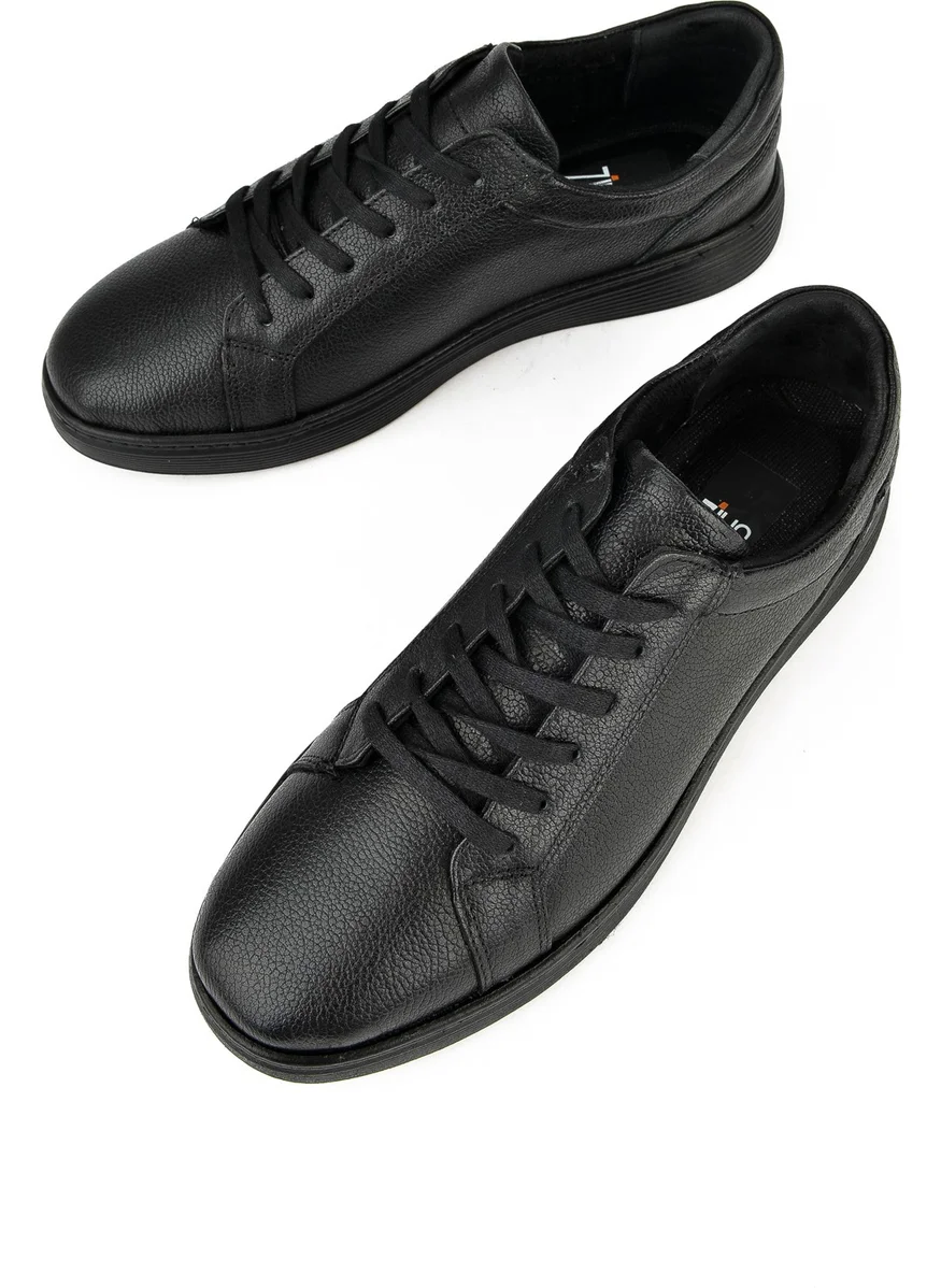 Ziya Men's Leather Sneaker 133423Z95 Black
