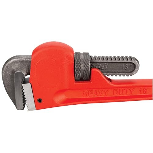 Performance Tool W1133-18B Heavy-Duty Adjustable Straight Pipe Wrench, 18-inch - Image 4
