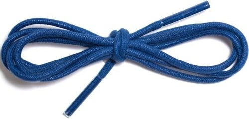 BCB Wear Waxed Cotton Round Shoelaces 1/8" Thick Solid Colors For Dress Shoes (Navy-24) - Image 2