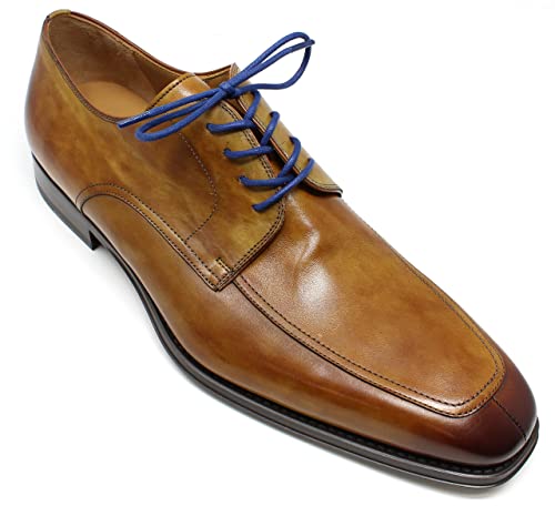 BCB Wear Waxed Cotton Round Shoelaces 1/8" Thick Solid Colors For Dress Shoes (Navy-24) - Image 3