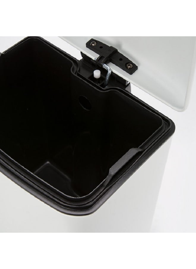 Five Simply Smart - High Quality Metal Ariane Garbage Pedal Bin White 6 L 138059I - Image 1